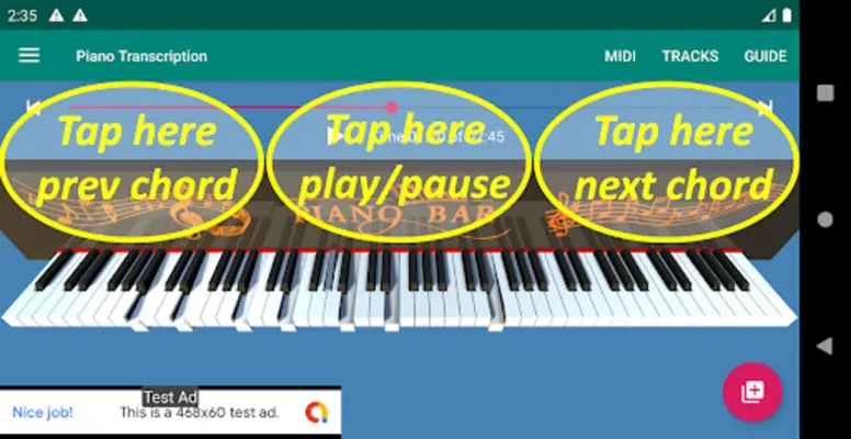 Piano Transcription android App screenshot 5